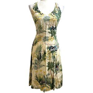 Tori Richard‎ Harley-Davidson Hawaiian Halter Dress - Size Small